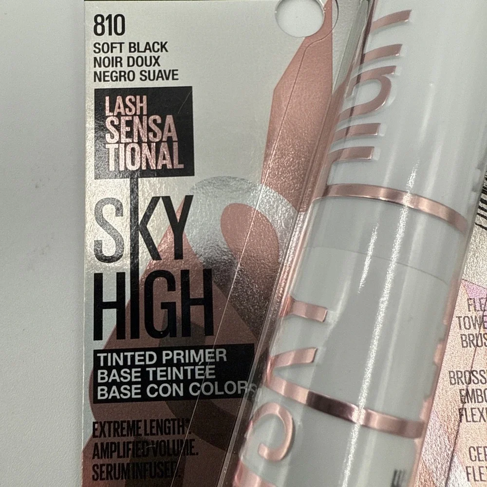 NEW Maybelline Lash Sensational Sky High Mascara # 810 Soft Black Tinted Primer